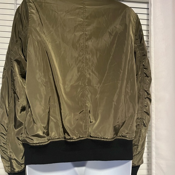 Aviation Bomber Jacket with Fur - Picture 3 of 7